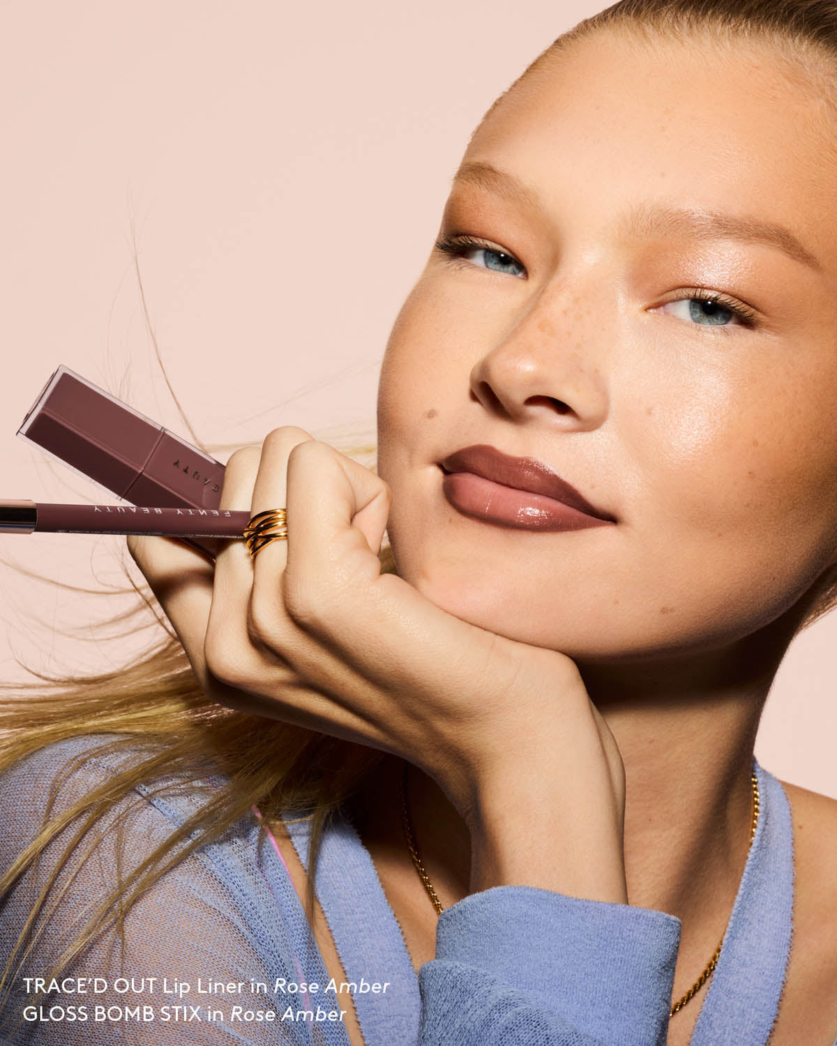 Trace'd Out Longwear Waterproof Pencil Lip Liner ¡ª Rose Amber
