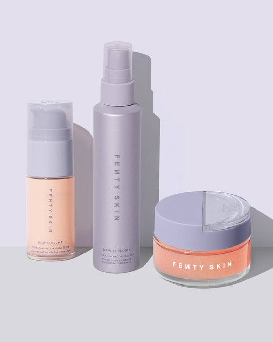 Dew N Plump Trio: Dew N Plump Face Mist, Serum + Slushie Mask